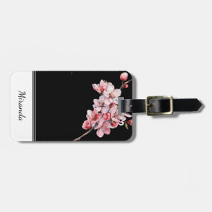 Personalised Cherry Blossom Luggage Tag