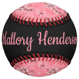 Personalised Cherry Blossoms  Softball
