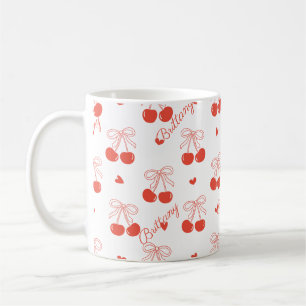 Personalised Cherry Coffee Mug