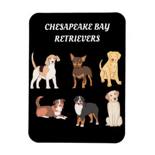 Personalised Chesapeake Bay Retrievers Dog Lovers Magnet