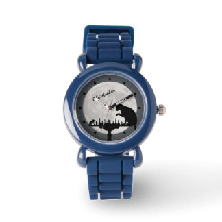 Personalised Chess Full Moon Cat n Mouse Game Kids Watch