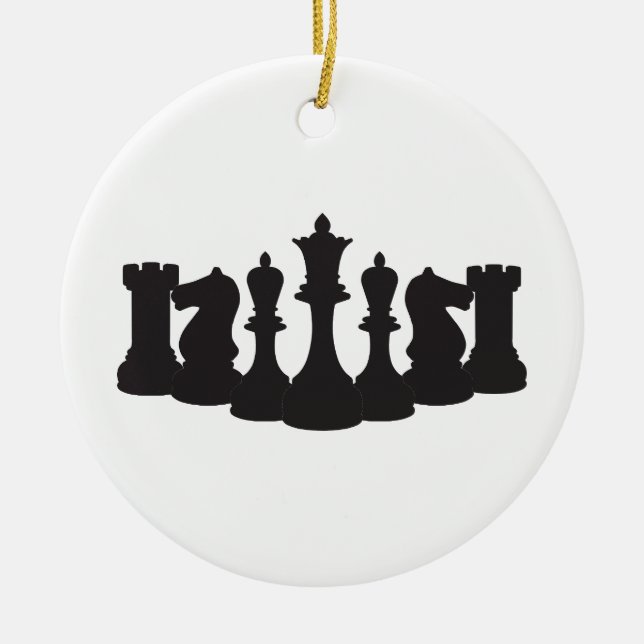 Personalised Chess Ornament (Front)