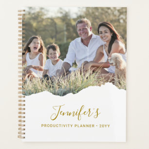 Personalised Chic Torn Photo Planner