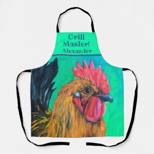 Personalised Chicken Grill Master  Apron