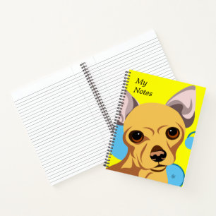 Personalised Chihuahua Art Notebooks