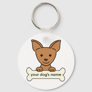 Personalised Chihuahua Key Ring
