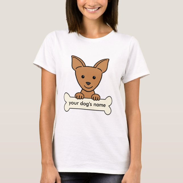Personalised Chihuahua T-Shirt (Front)
