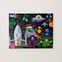 Personalised Child Astronaut & Rocket