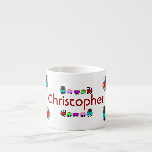 Personalised Child Choo Choo Train Child's Mug (Front)