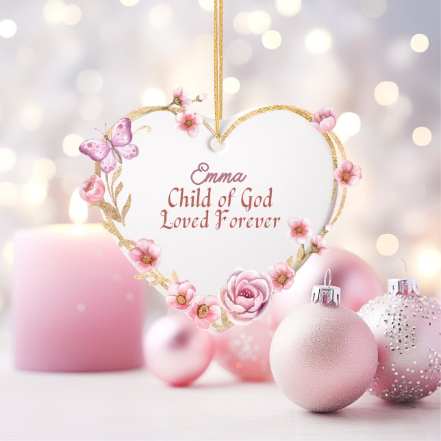 Personalised Child of God Ornament (Cute Personalized Child of God Ornament )