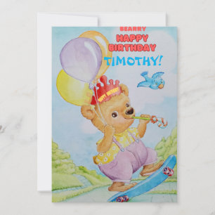 Personalised Children's Birthday Card 