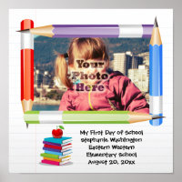 Personalised Children's Kids School Photo Frame