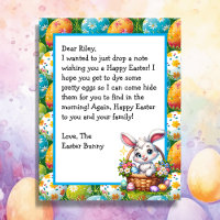 Personalised Children's Letter from Easter Bunny
