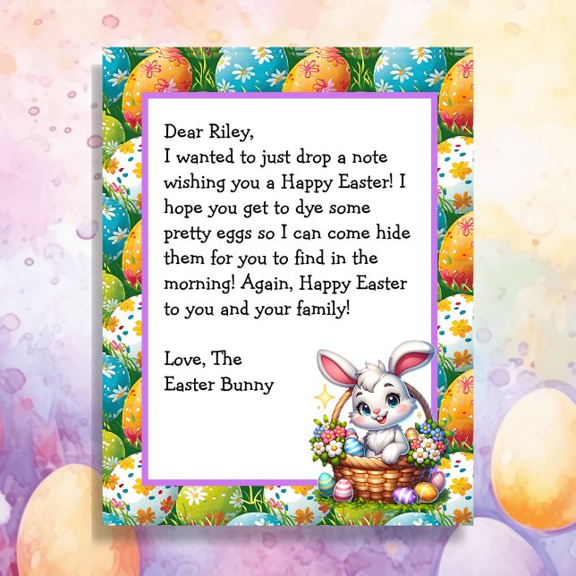 Personalised Children's Letter from Easter Bunny (Creator Uploaded)