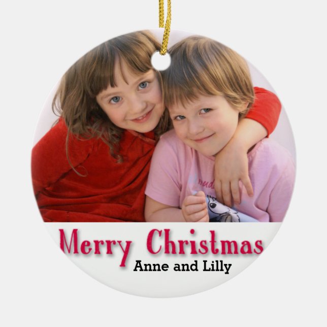 Personalised Children's Ornament (Front)