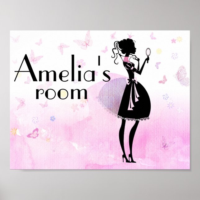 Personalised children's room sign (Front)