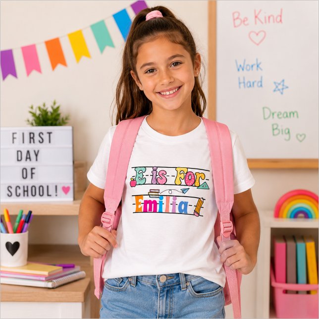 Personalised children's shirt for back to school (Creator Uploaded)