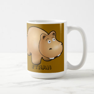 Personalised Child's Hippo Mug