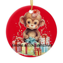Personalised Child's Second Christmas Ornament