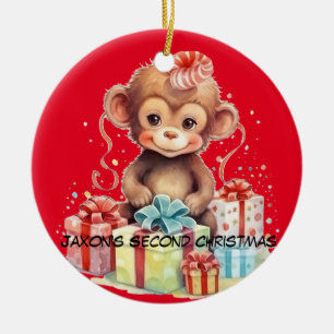 Personalised Child's Second Christmas Ornament