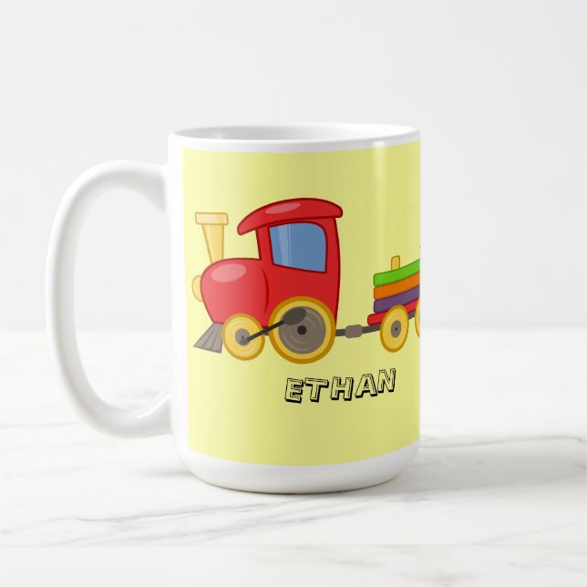 Personalised Child's Train Mug (Left)