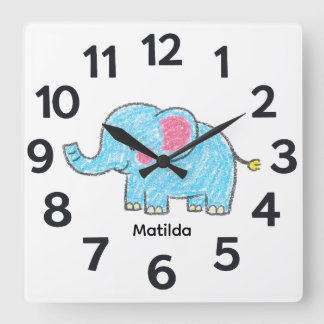 Personalised Child's Wall Clock