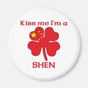 Personalised Chinese Kiss Me I'm Shen Magnet