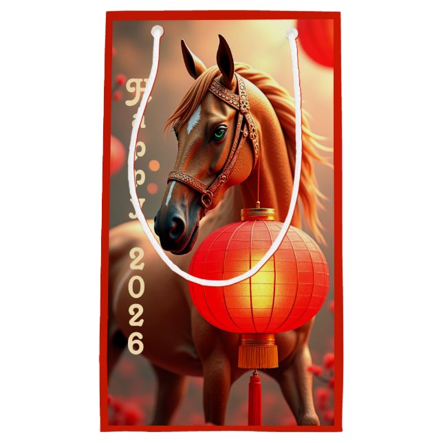 Personalised Chinese new year 2026 Small Gift Bag (Front)