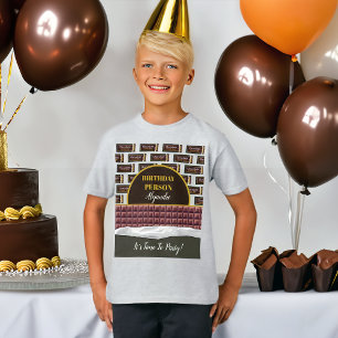 Personalised Chocolate Candy Bar Birthday T-Shirt