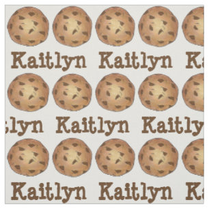 Personalised Chocolate Chip Cookie Cookies Fabric