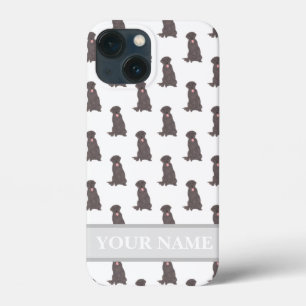 Personalised Chocolate Lab Labrador Dog iPhone 13 Mini Case
