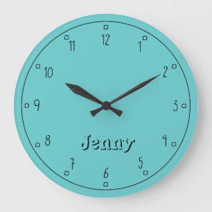 Personalised Choose Your Own Colour Large Clock