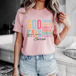 Personalised Christian   Bible Verse T-shirt