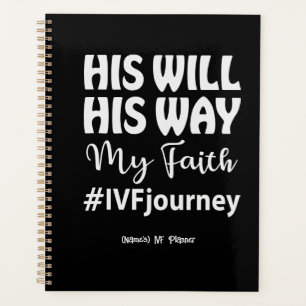 Personalised Christian "His Will" IVF/Infertility Planner