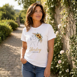 Personalised Christian My God, Your God Sunflower Tri-Blend Shirt