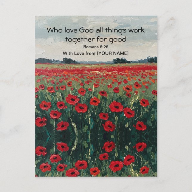 Personalised Christian Postcard (Front)