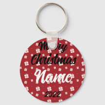 Personalised Christmas 2022 key ring