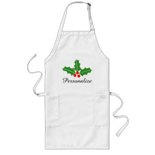 Personalised Christmas aprons for men and women