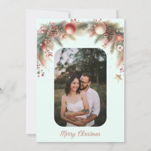 Personalised Christmas Arch Photo Card