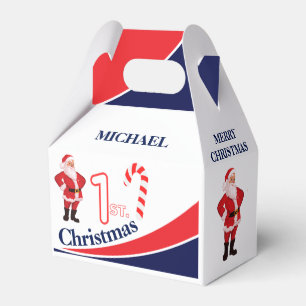 Personalised Christmas Baby "My 1st Christmas" Favour Box