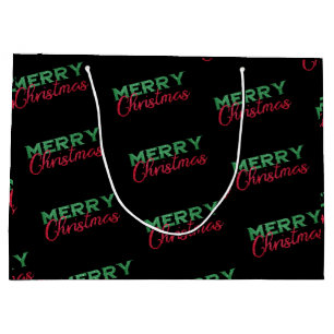 Personalised Christmas Bag, Christmas Party  Large Gift Bag