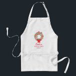 Personalised Christmas Baking Crew Standard Apron<br><div class="desc">Enjoy the family Christmas baking tradition with this festive Baking Crew apron.
It is decorated with a watercolor of a Christmas wreath of cookies!
Easily customisable.
As we create our artwork you won't find this exact image from other designers.
Original Watercolor © Michele Davies.</div>