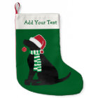 Personalised Christmas Black Lab Holiday Dog