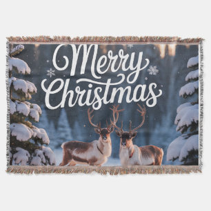 Personalised Christmas Blanket Custom Throw