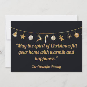 Personalised Christmas Card