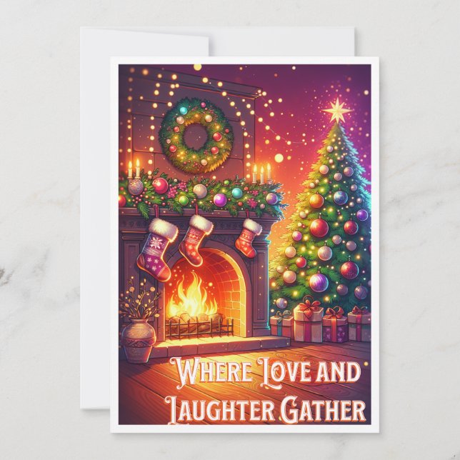 Personalised Christmas Card - Digital or physical  (Back)