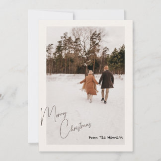 Personalised Christmas Card Friends/ Family Xmas