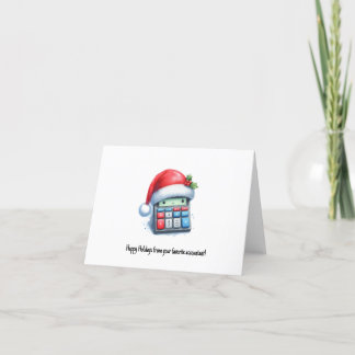 Personalised Christmas Card from Accountant/CPA