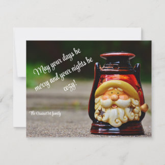 Personalised Christmas Card. Holiday Card