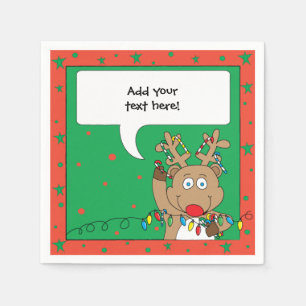 Personalised Christmas Cocktail Napkins